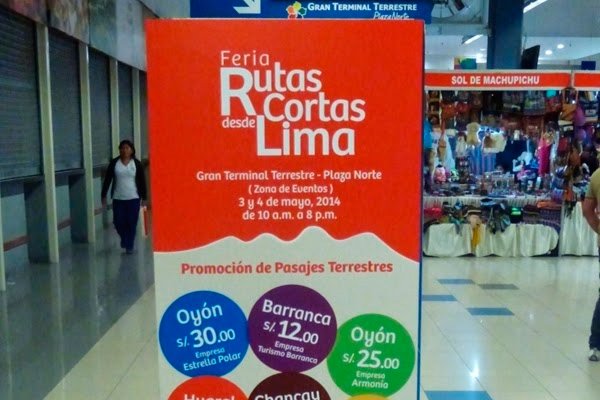 Feria rutas cortas desde Lima