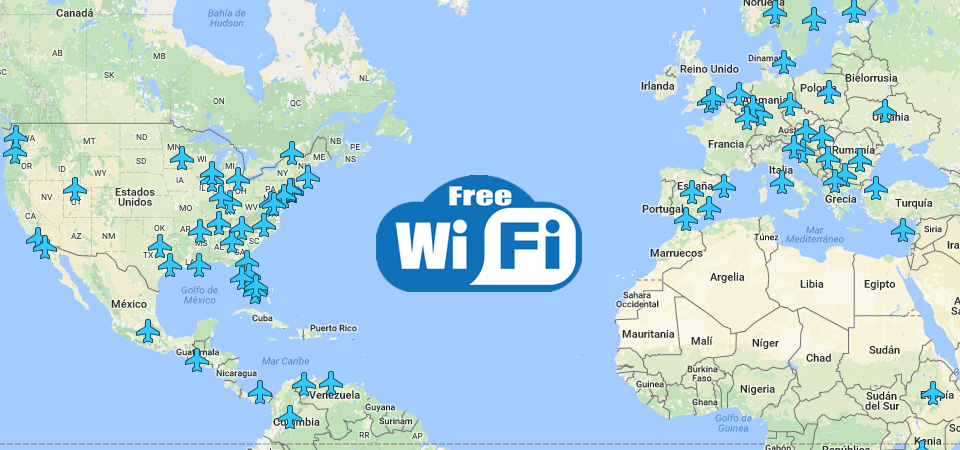 Aeropuertos del mundo con WiFi gratis