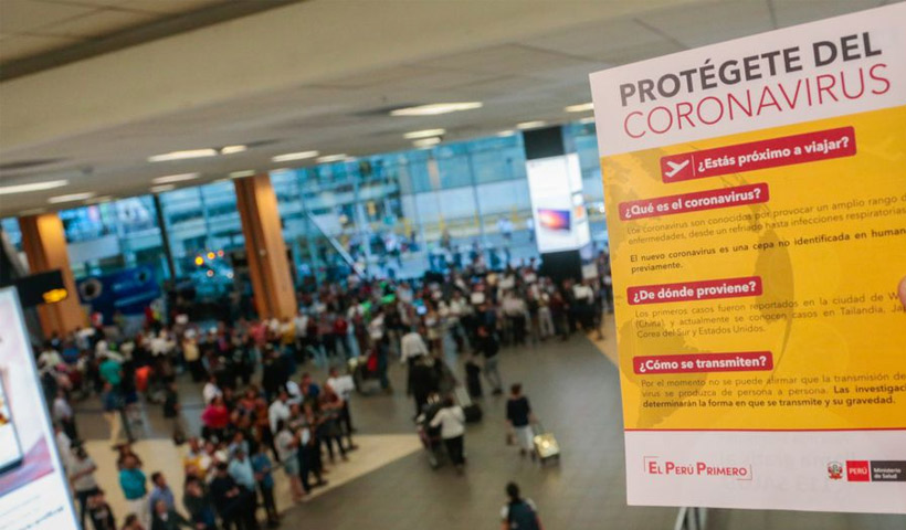 Si vas a viajar, conoce el reporte del Coronavirus en Perú