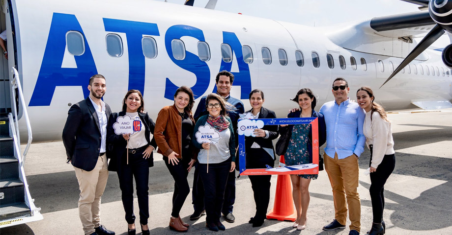 ATSA Airlines inauguró sus vuelos a Chimbote 