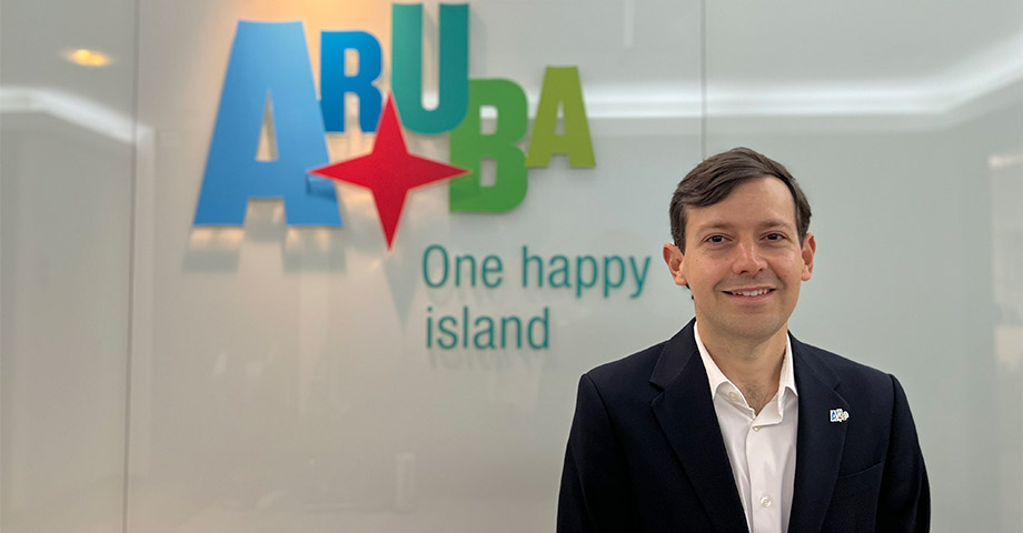 Jordan Schlipken, gerente de nuevos negocios de la Autoridad de Turismo de Aruba (A.T.A.).