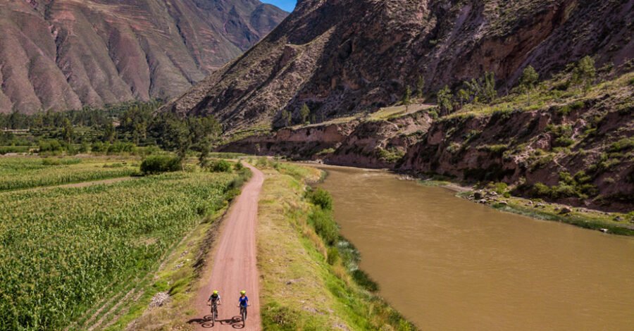 Un recorrido en bicicleta por los senderos de Valle Sagrado